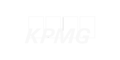 KPMG logo white